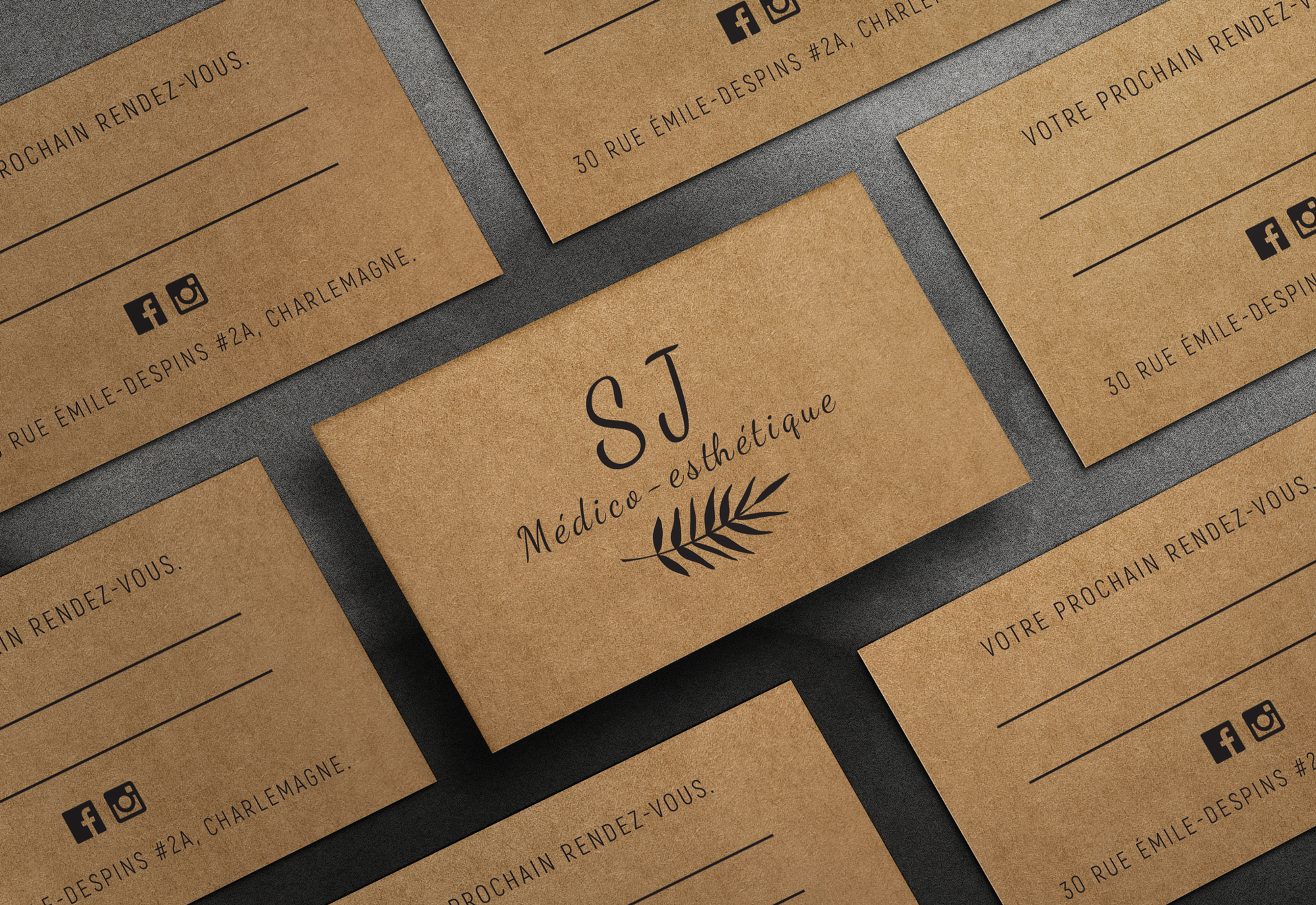 Kraft Paper business cards
