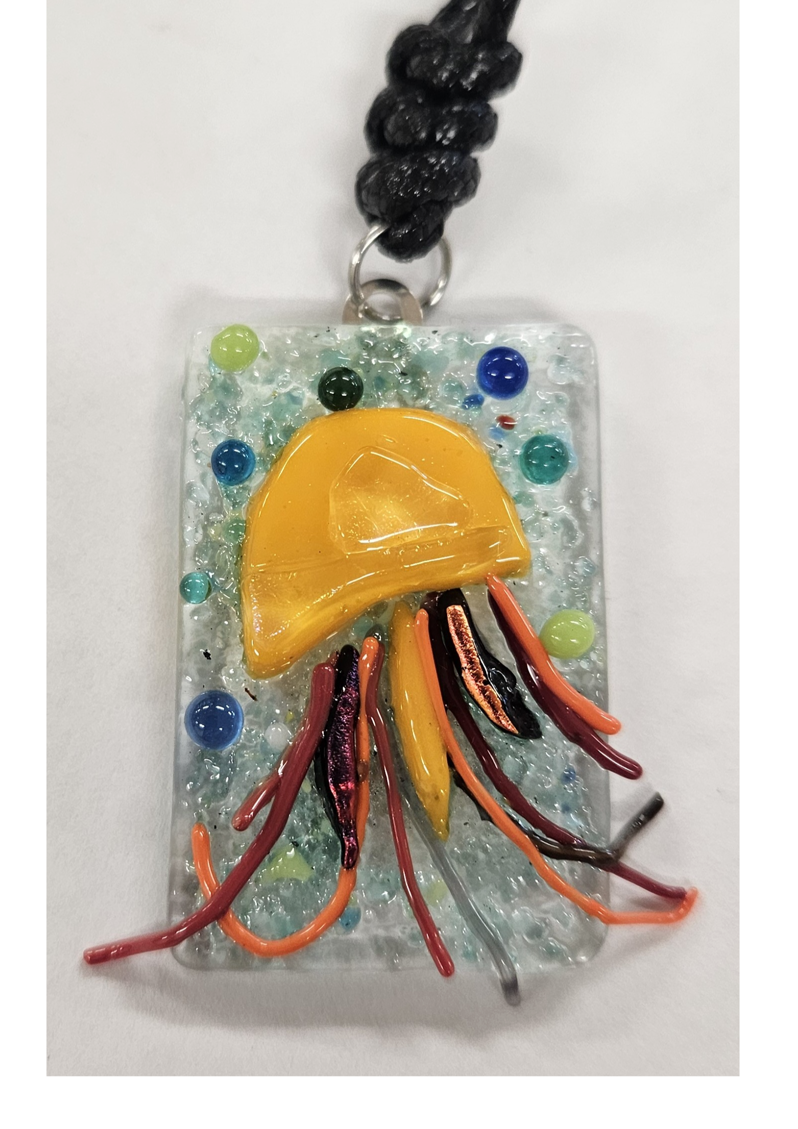 Yellow Jellyglass Pendant