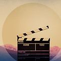 Film Slate Sunset