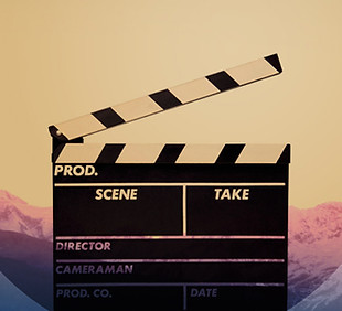 Pôr do Sol na Placa de Filmes