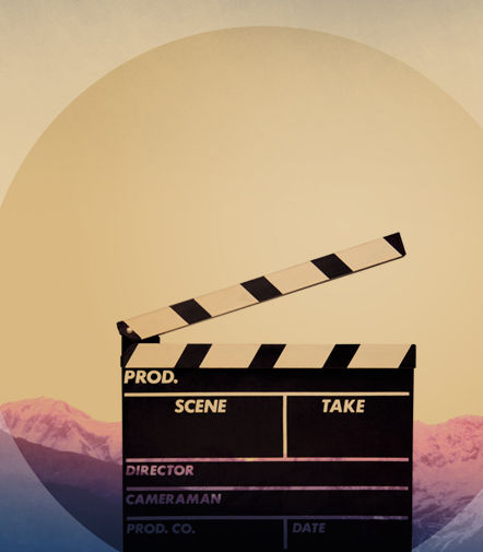 Film Slate Sunset