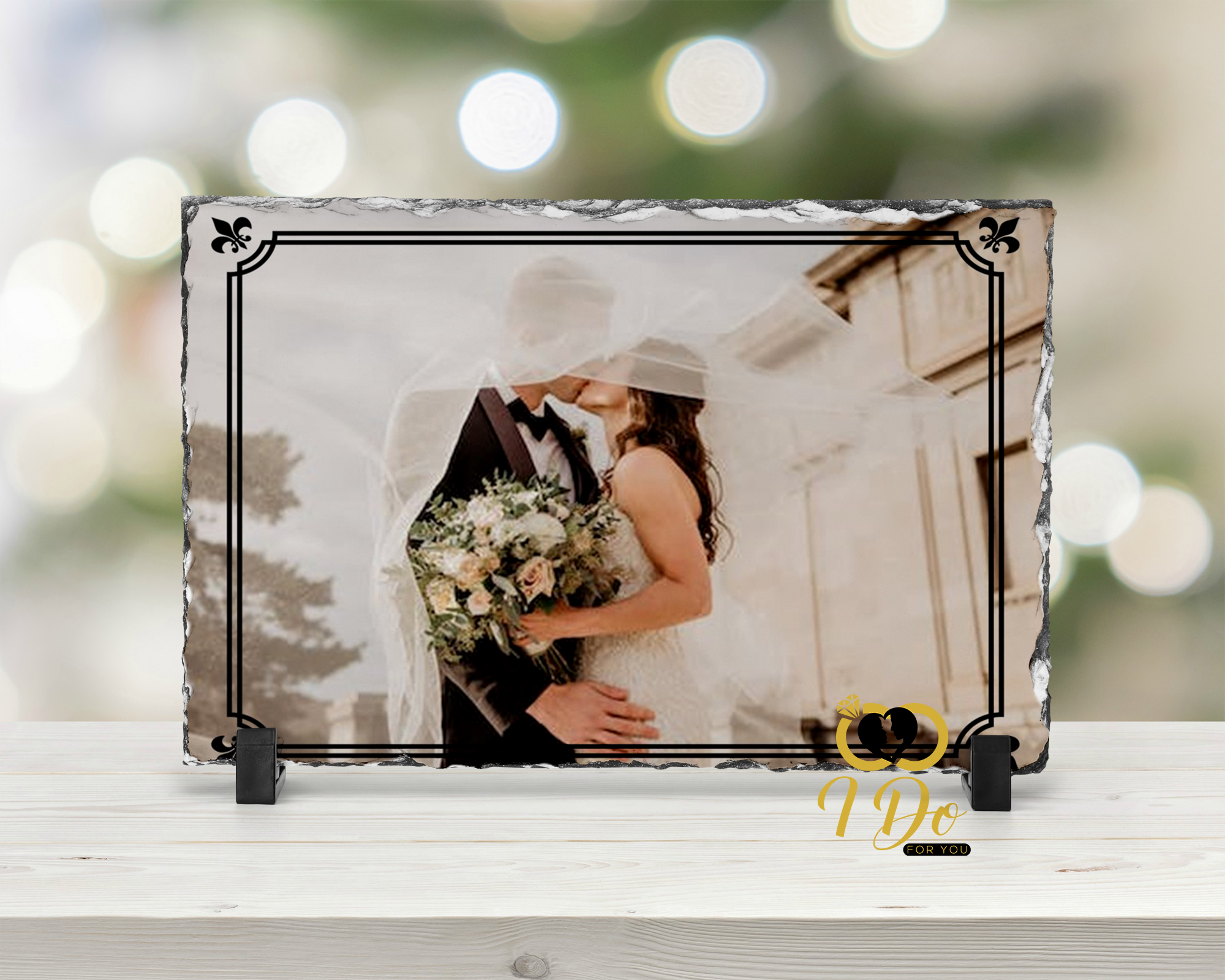 Wedding Photo slate / plaque