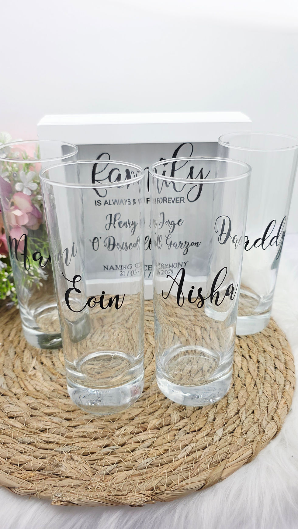 Thumbnail: Naming day sand kit with 4 pouring vases