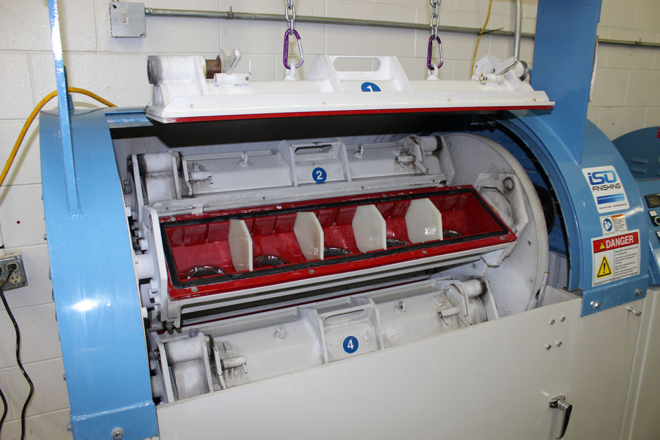 High Speed, Hands-Free Centrifugal Iso-Finishing for Deburring, Polishing and Super-Finishing