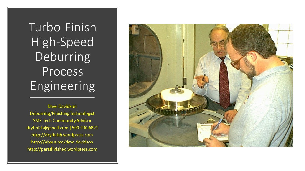 Turbo-Finish High-Speed Deburring