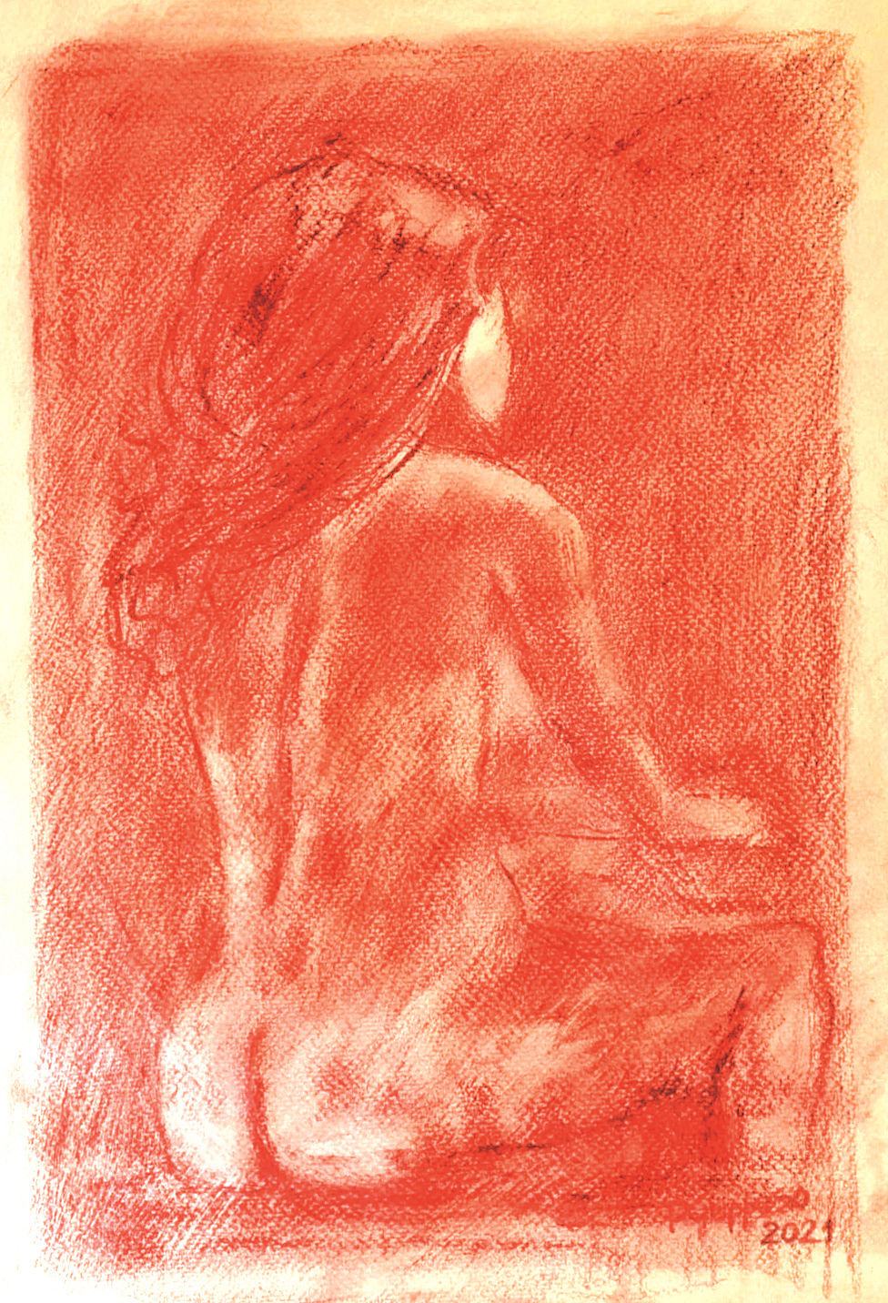 Nudo di spalle