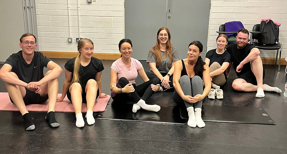 Mat Pilates class group photo Dublin