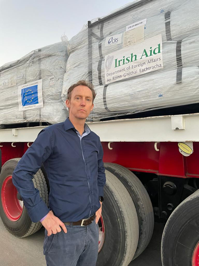 Aid at Rafah Crossing