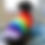 Thumbnail: All The Colours Of The Rainbow Dog Jumper