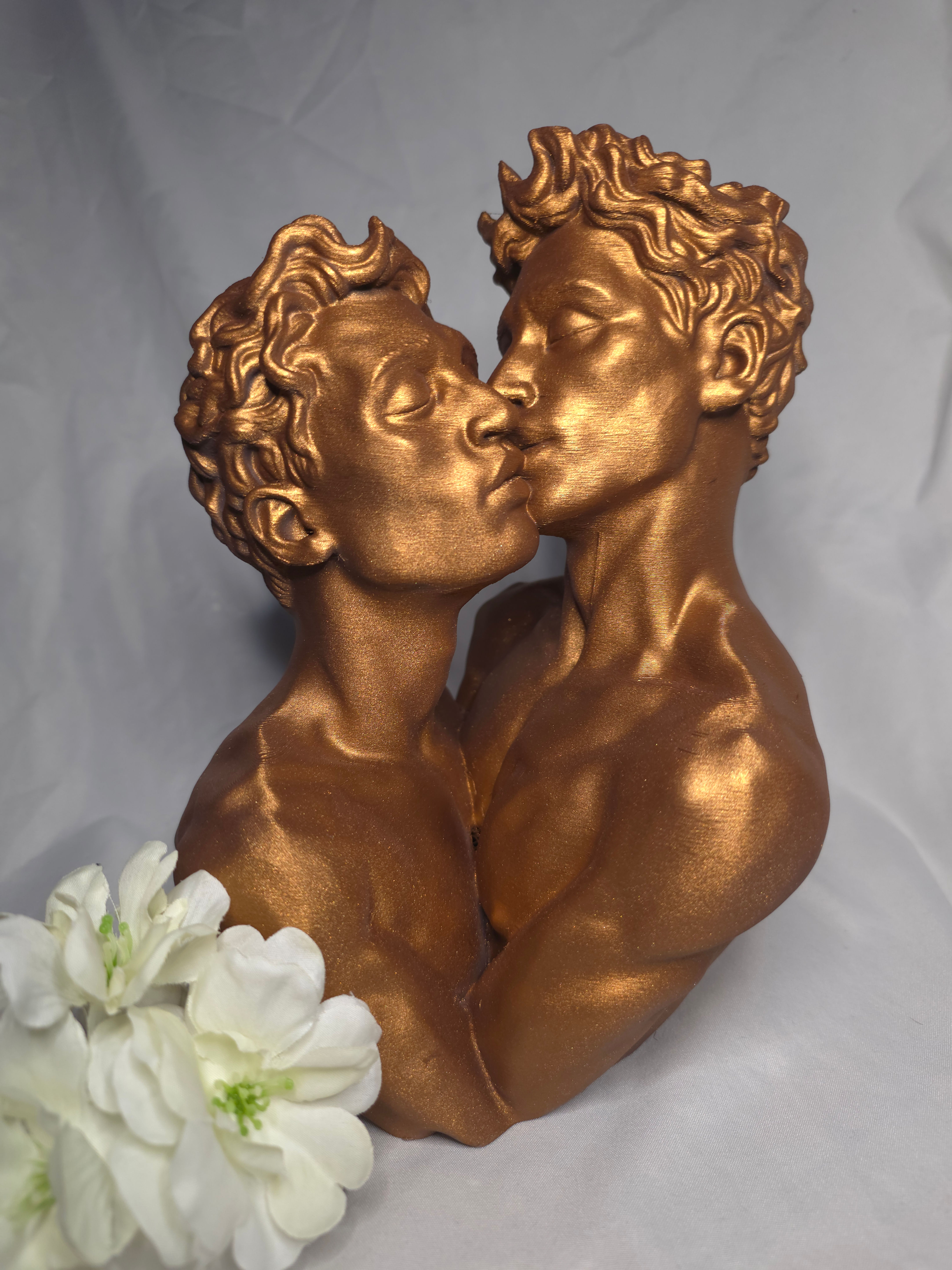 The Anchor: Pure Love Edition – Bronze Adaptive Male Nude Sculpture