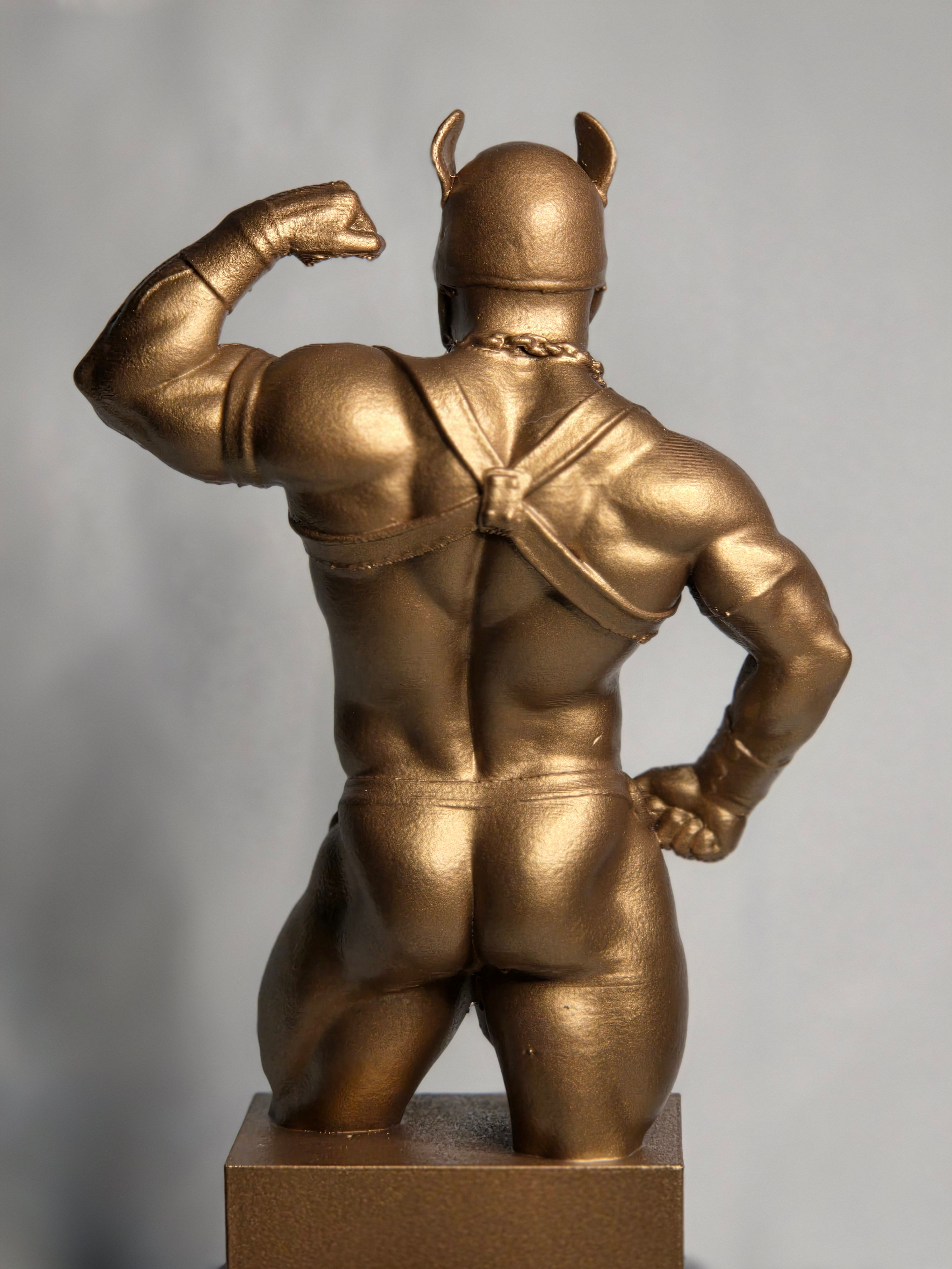 Zagreus the Vampup | Muscle Pup Sculpture | Modern Male Mythos Pupsona