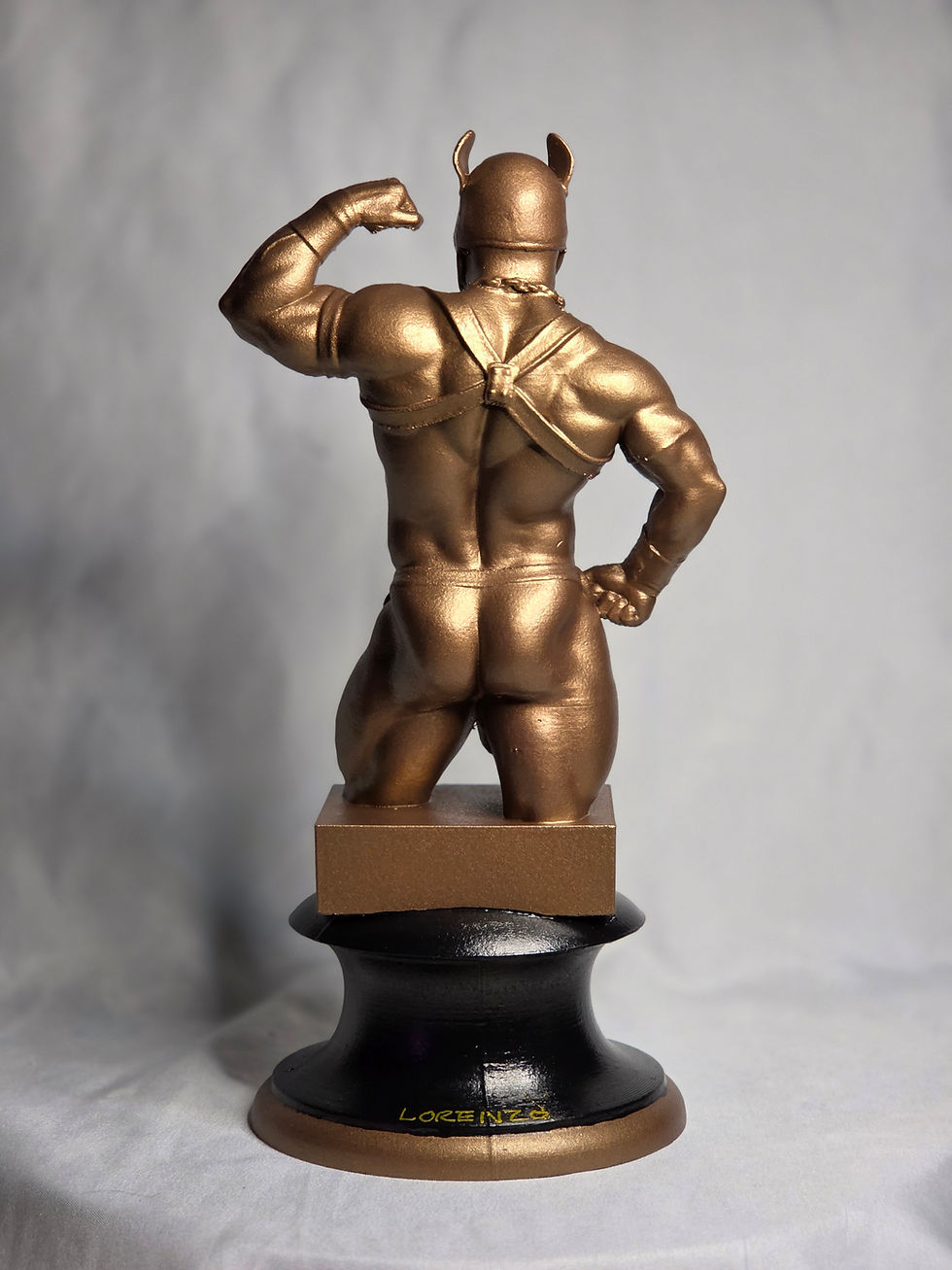 Miniature : Zagreus the Vampup | Muscle Pup Sculpture | Modern Male Mythos Pupsona