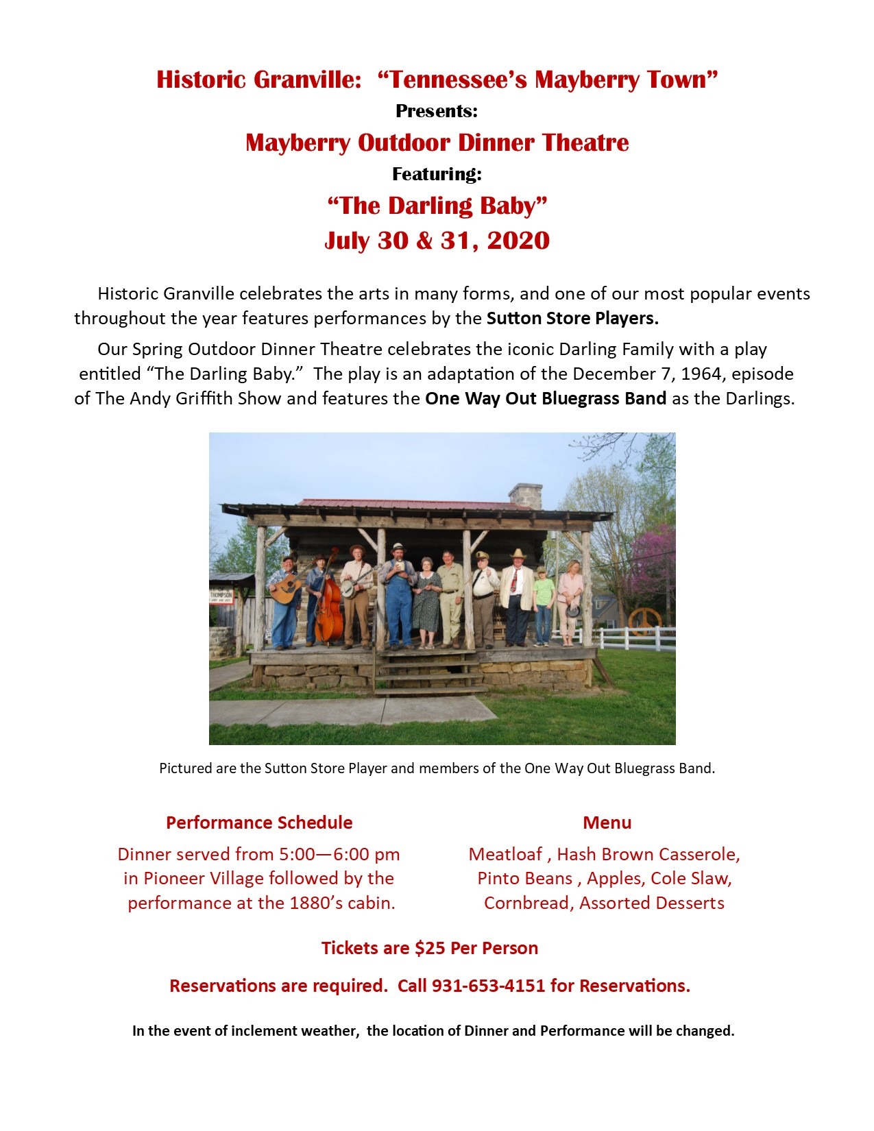 SUMMER IN GRANVILLE Granville, TN