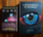 Two books: Frank Herberts Dune and Max Evry's A Masterpiece In Disarray