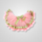Thumbnail: a photo of a pink tutu skirt with golden lace