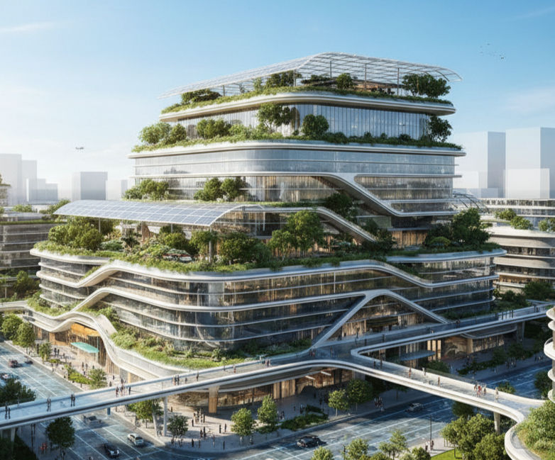 Sustainable Building Designs by Architects in YEIDA.