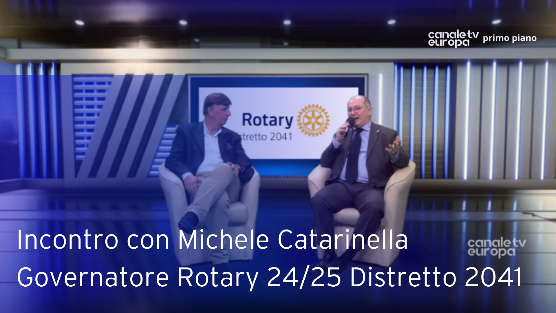 Incontro con Michele Catarinella Governatore Rotary 24/25 Distretto 2041