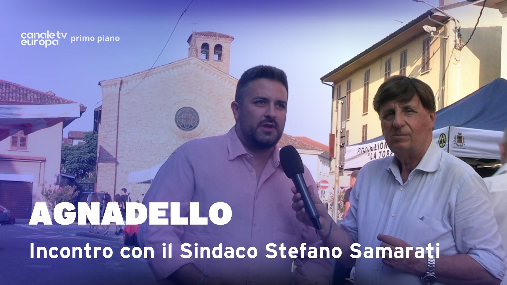 Incontro con Stefano Samarati Sindaco di Agnadello