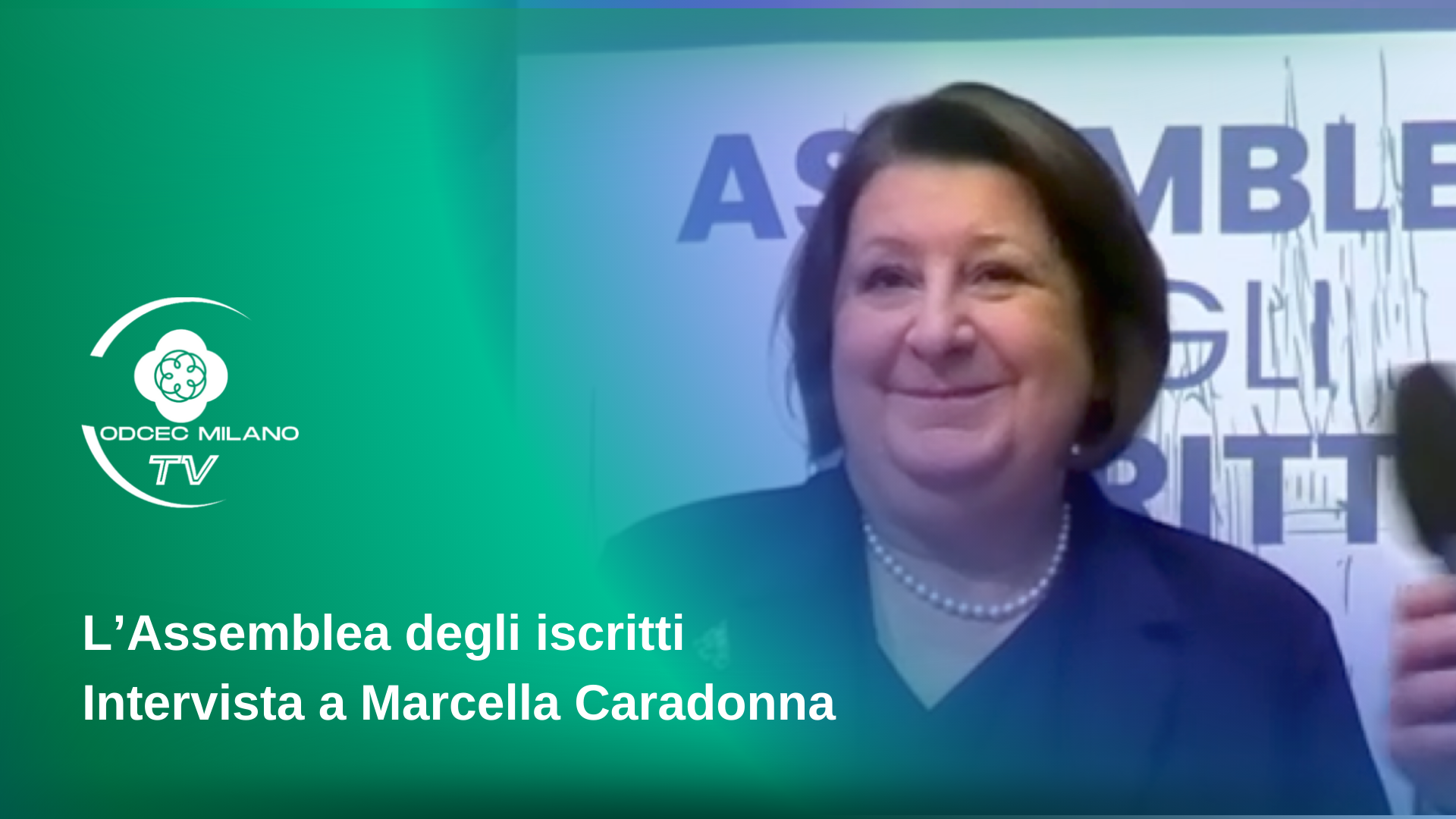 L'Assemblea degli iscritti: Marcella Caradonna