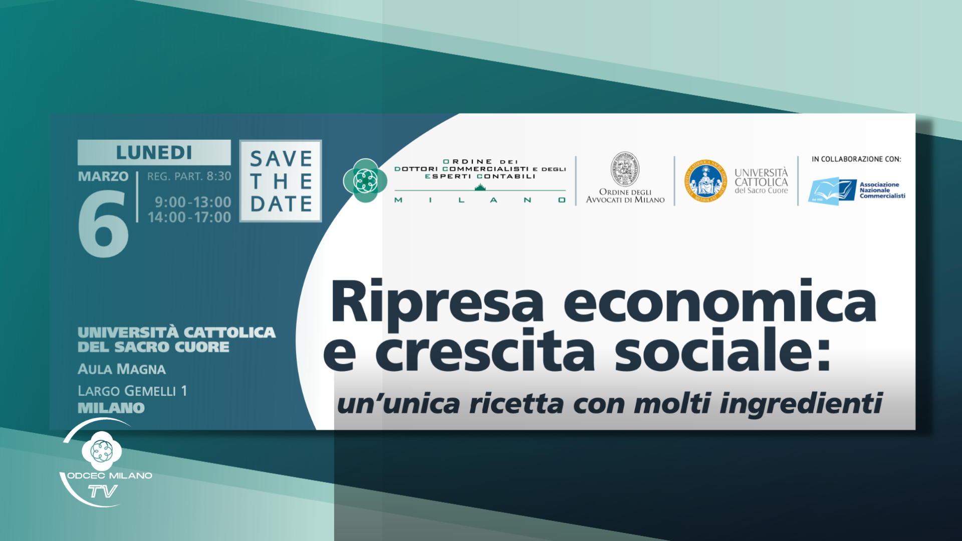 Ripresa economica e crescita sociale:un'unica ricetta con molti ingredienti