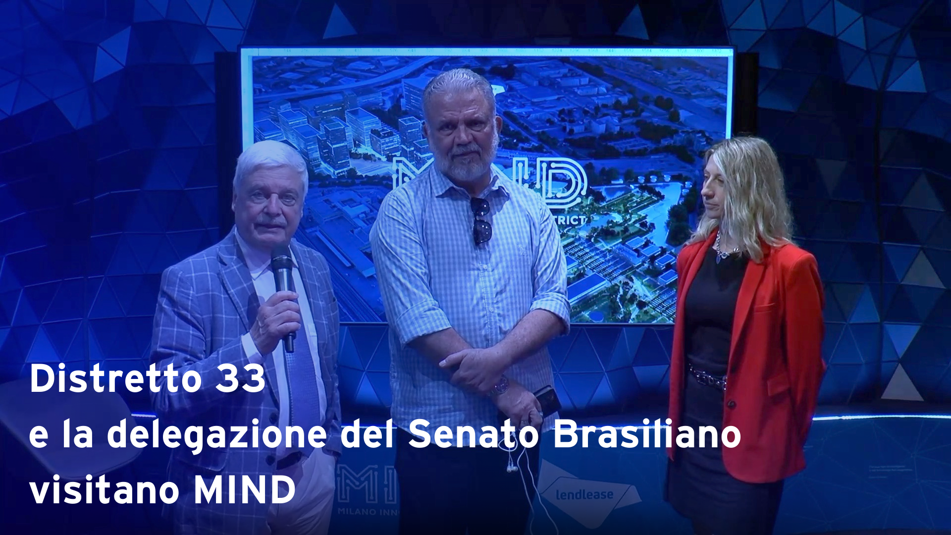 Distretto 33 e la Delegazione del Senato Brasiliano visitano MIND