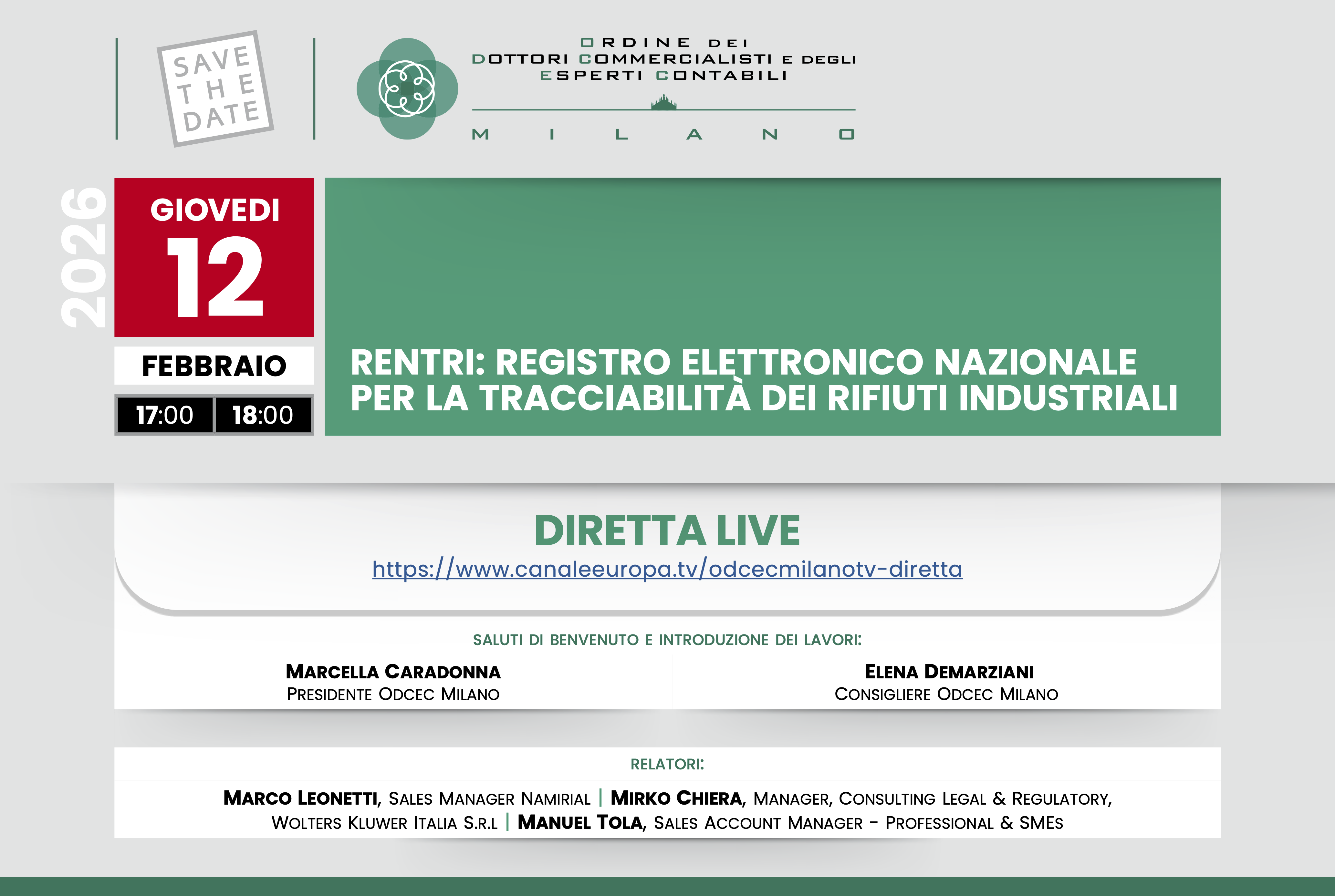 Parliamo di RIENTRI