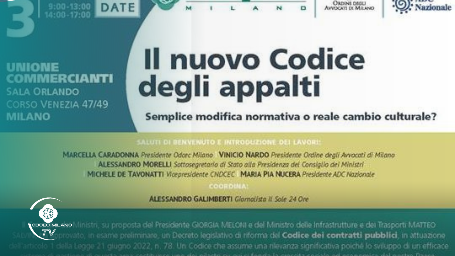 Il nuovo Codice degli appalti