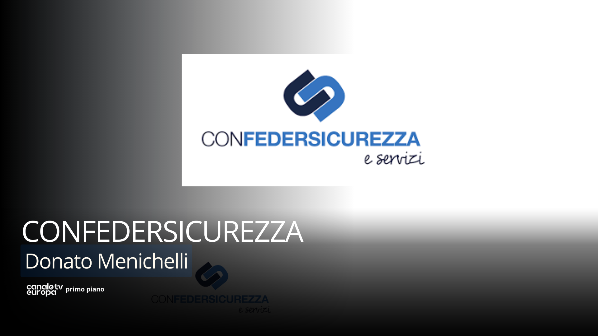 Confedersicurezza: Donato Menichella
