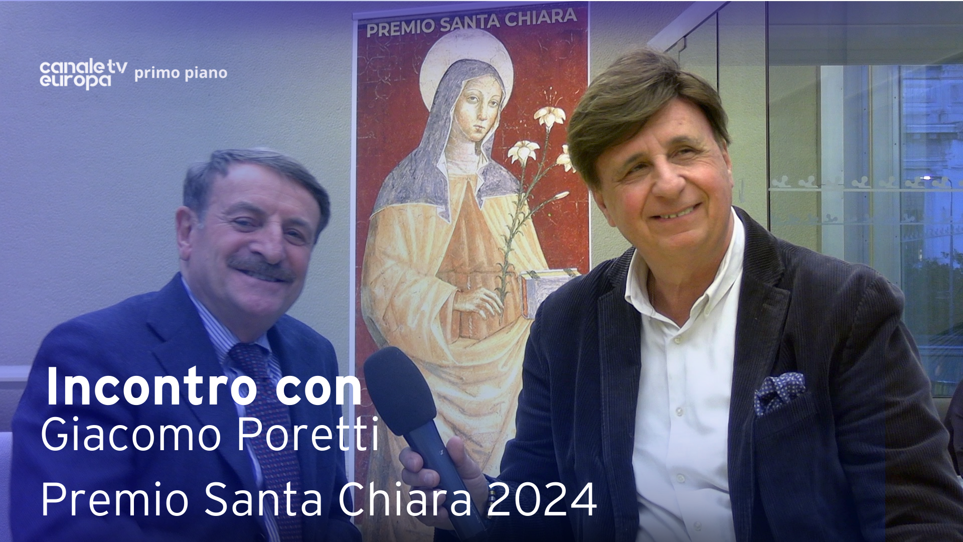 Incontro con Giacomo Poretti vincitore del Premio Santa Chiara 2024