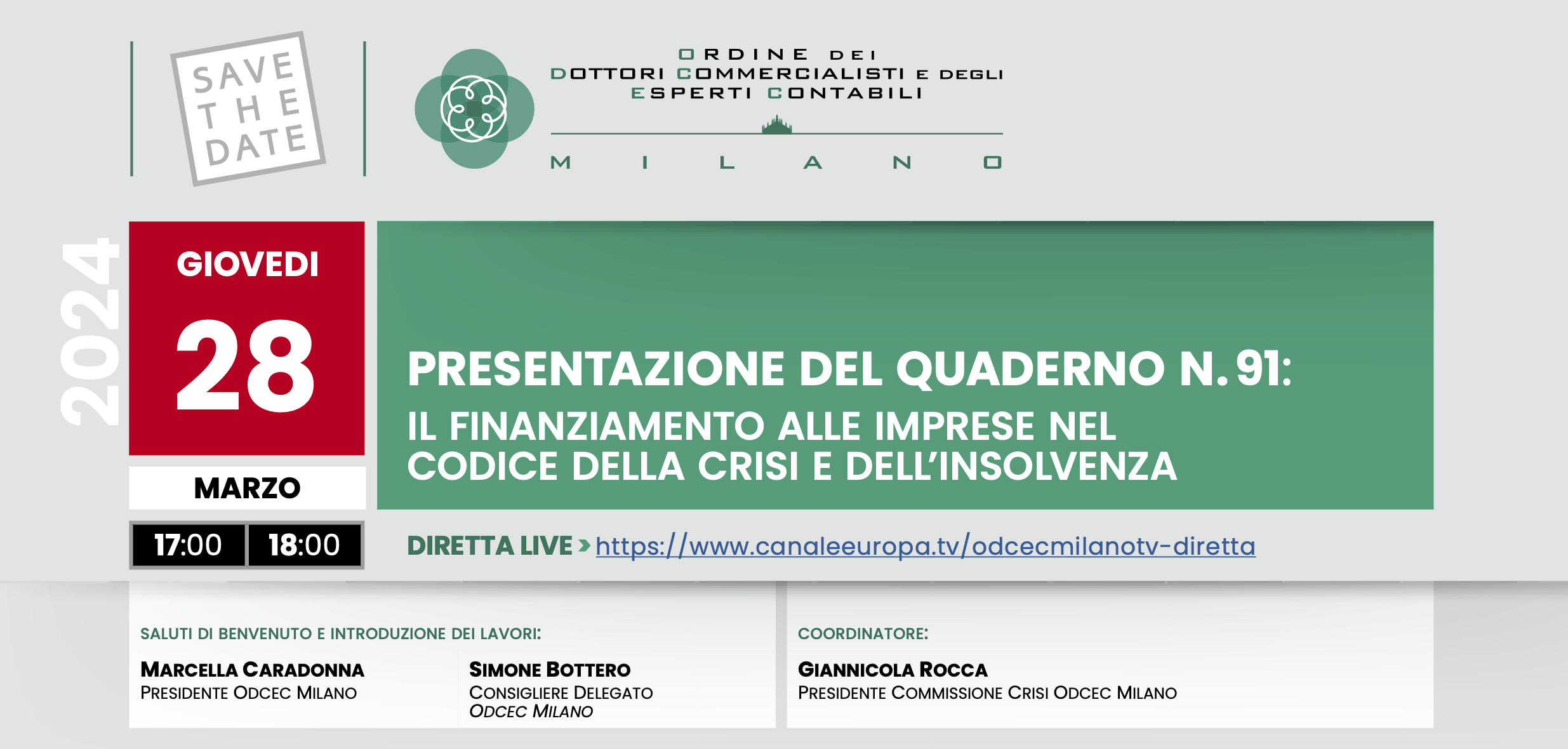 ODCDC MILANO ,LIVE PRESENTAZIONE DEL QUADERNO N.91