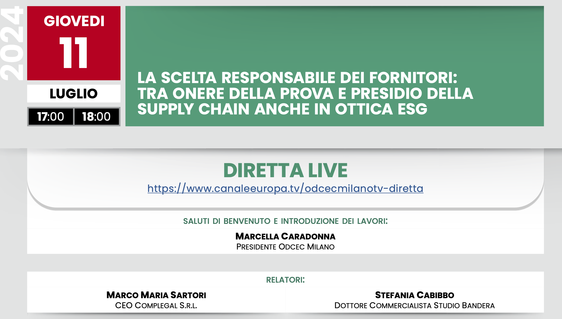 LA SCELTA RESPONSABILE DEI FORNITORI: TRA ONERE DELLA PROVA E PRESIDIO DELLA SUPPLY CHAIN ANCHE IN OTTICA ESG