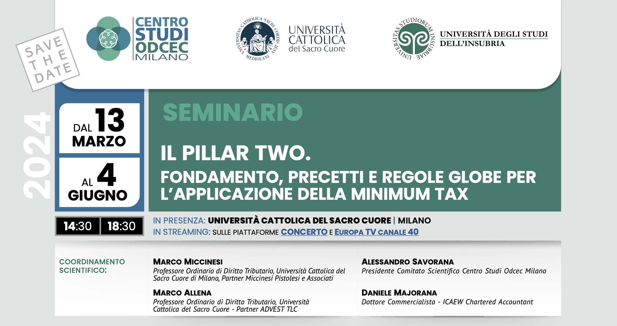 LIVE IL PILLAR TWO. FONDAMENTO, PRECETTI E REGOLE GLOBE PER L’APPLICAZIONE DELLA MINIMUM TAX