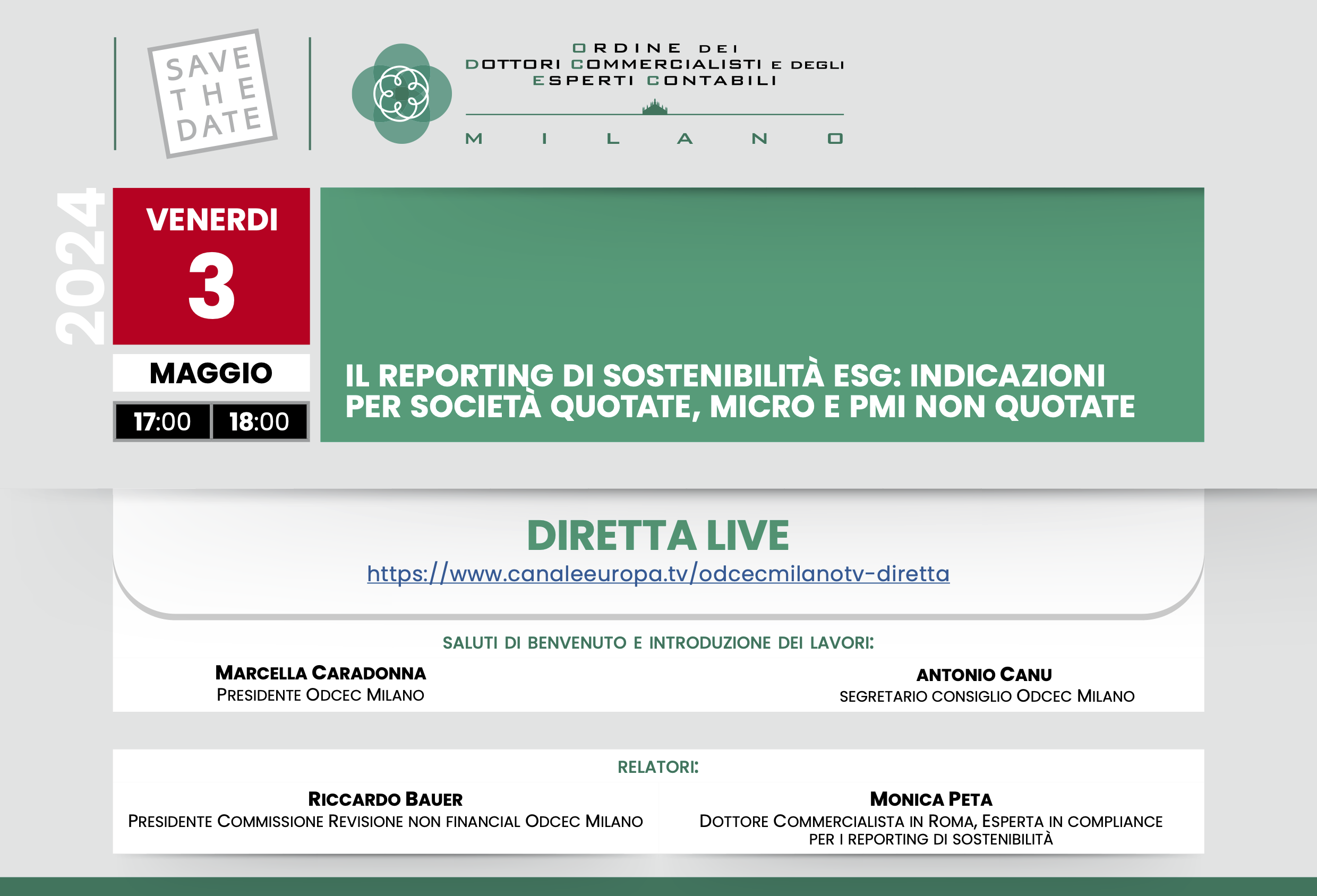IL REPORTING DI SOSTENIBILITÀ ESG: INDICAZIONI PER SOCIETÀ QUOTATE, MICRO E PMI NON QUOTATE