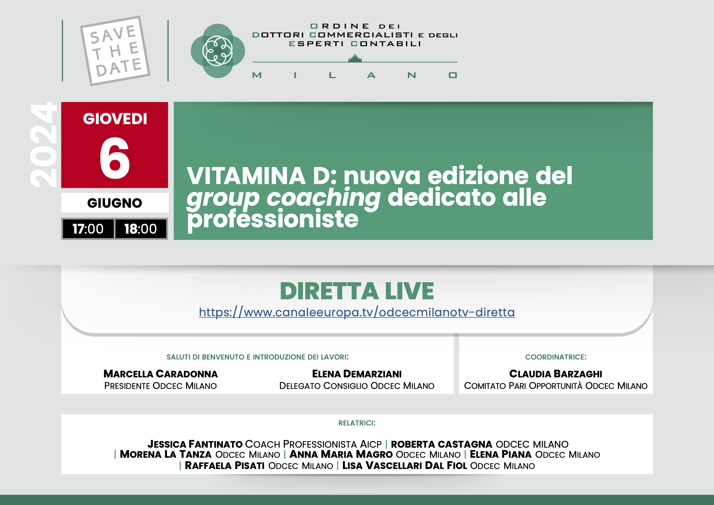 VITAMINA D: nuova edizione del group coaching dedicato alle professioniste