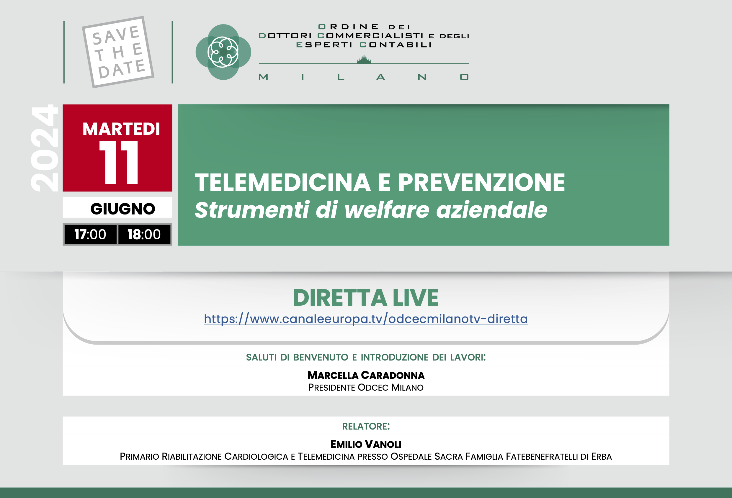 TELEMEDICINA E PREVENZIONE Strumenti di welfare aziendale