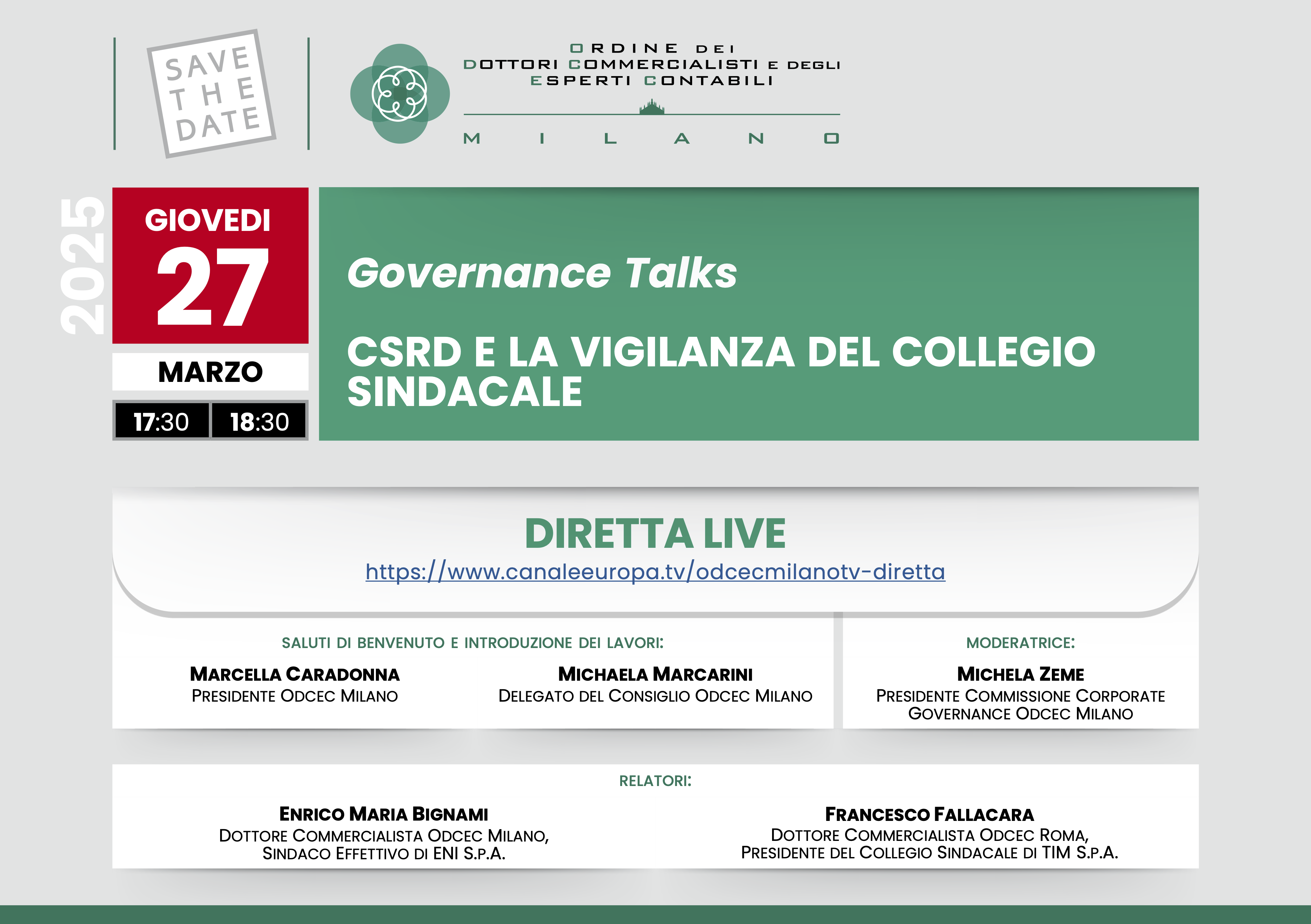 CSRD E LA VIGILANZA DEL COLLEGIO SINDACALE