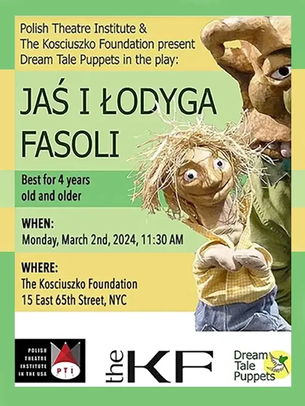 Jaś i Łodyga Fasoli - Dream Tale Puppets - Jacek Zuzański i Anna Golak w PTI