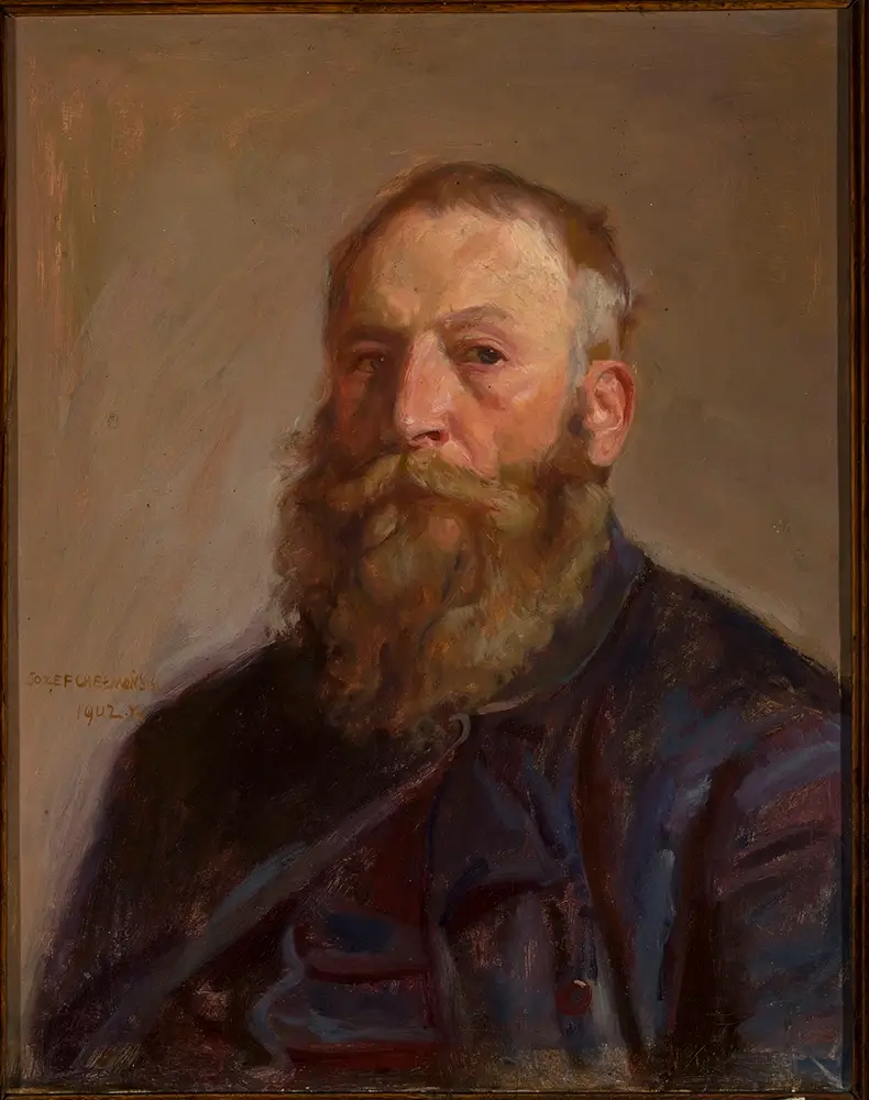 Józef Chełmoński, Autoportret. Muzeum Narodowe w Warszawie