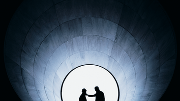 Keenu Reeves (Estragon a.k.a. Gogo) i Alex Winter (Vladimir a.k.a. Didi) w Waiting for Godot Samuela Becketta.