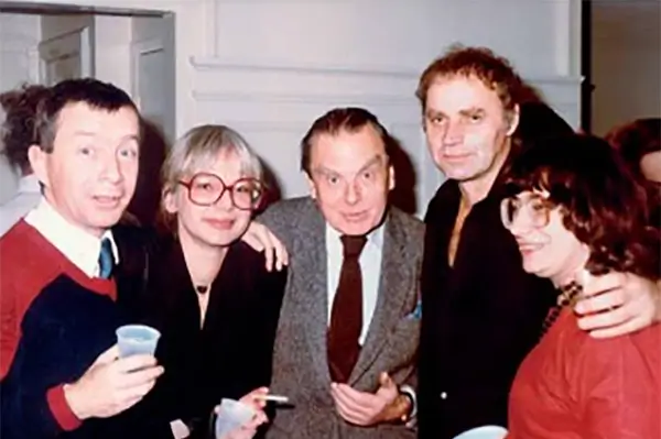 Jakub Karpiński, Renata Gorczyńska, Czesław Miłosz, Janusz Głowacki, Irena Lasota, Nowy Jork, 1982