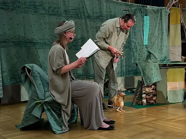Jaś i Łodyga Fasoli - Dream Tale Puppets - Jacek Zuzański i Anna Golak w PTI