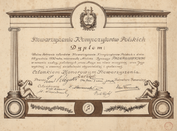 Archival and contemporary photographs documenting the history and celebrations of the Polish Composers’ Union and the Warsaw Autumn Festival.