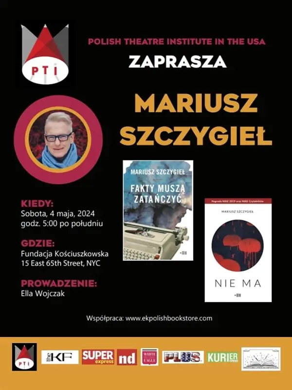 Book Club Polskiego Instytutu Teatralnego - Mariusz Szczygieł