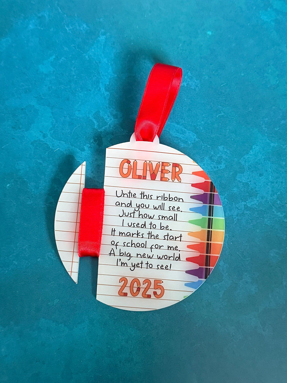 First Day of School - Ribbon Decoration