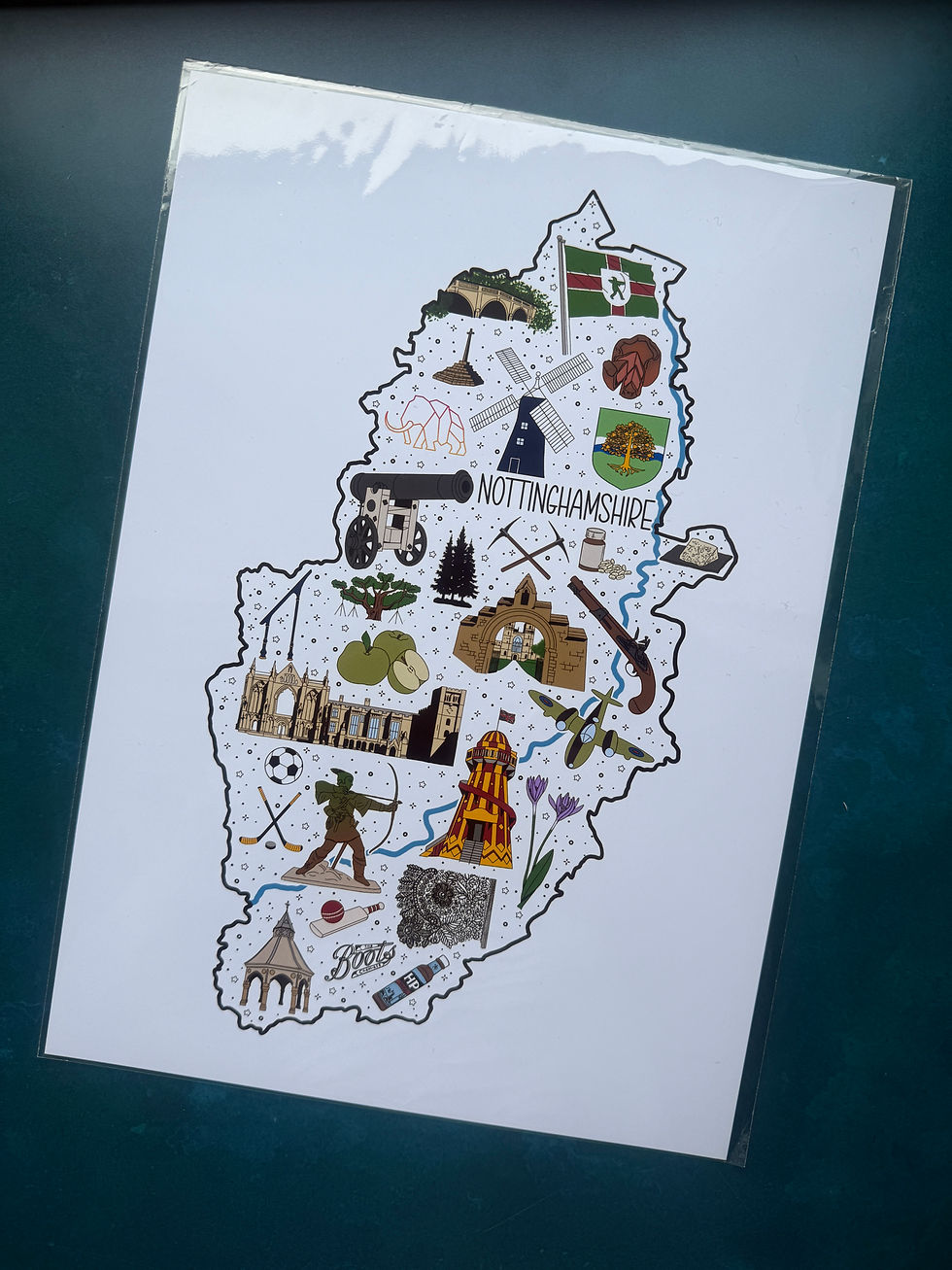 Thumbnail: County Print - Nottinghamshire