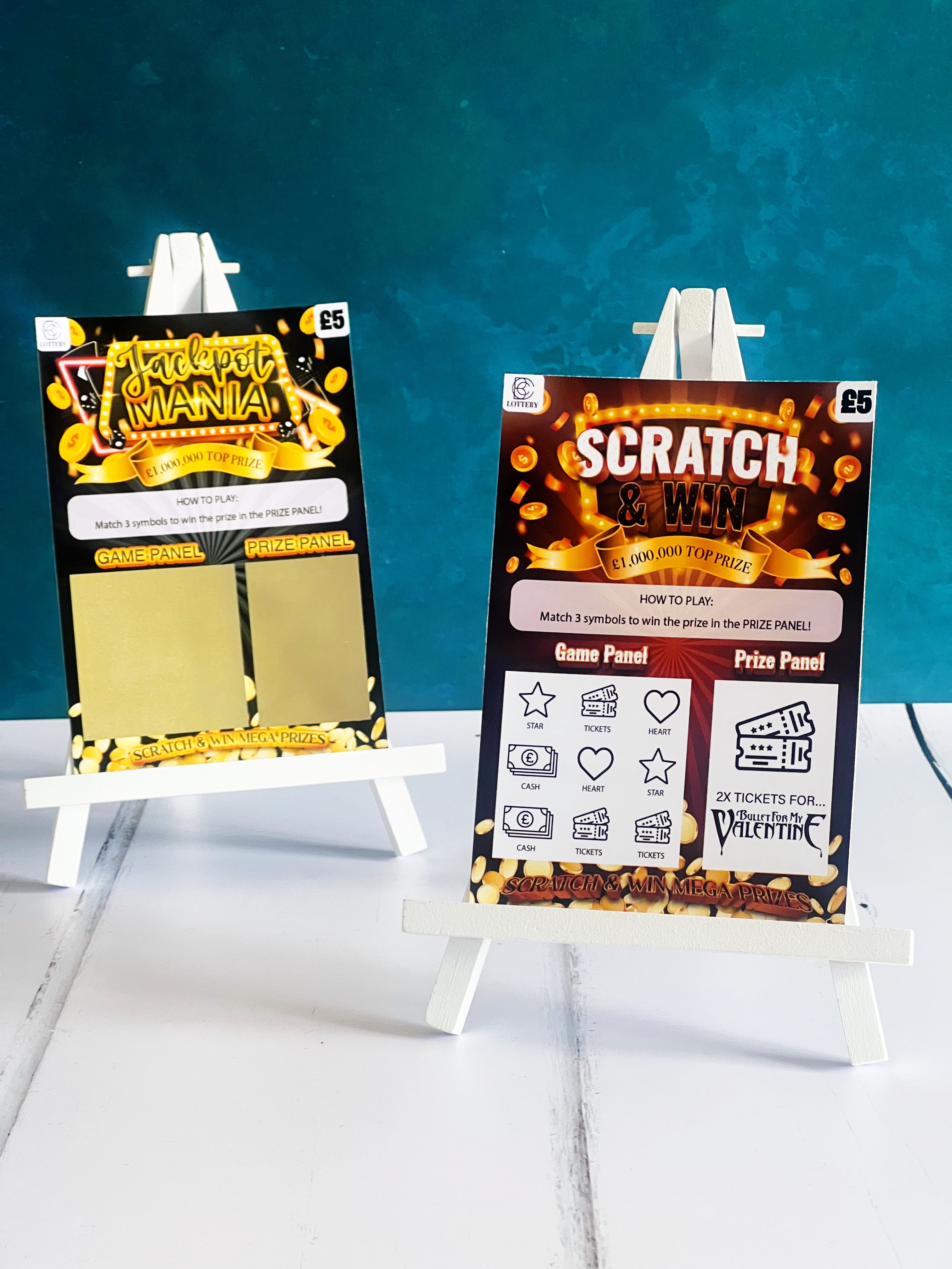 Event Scratch to Reveal Card