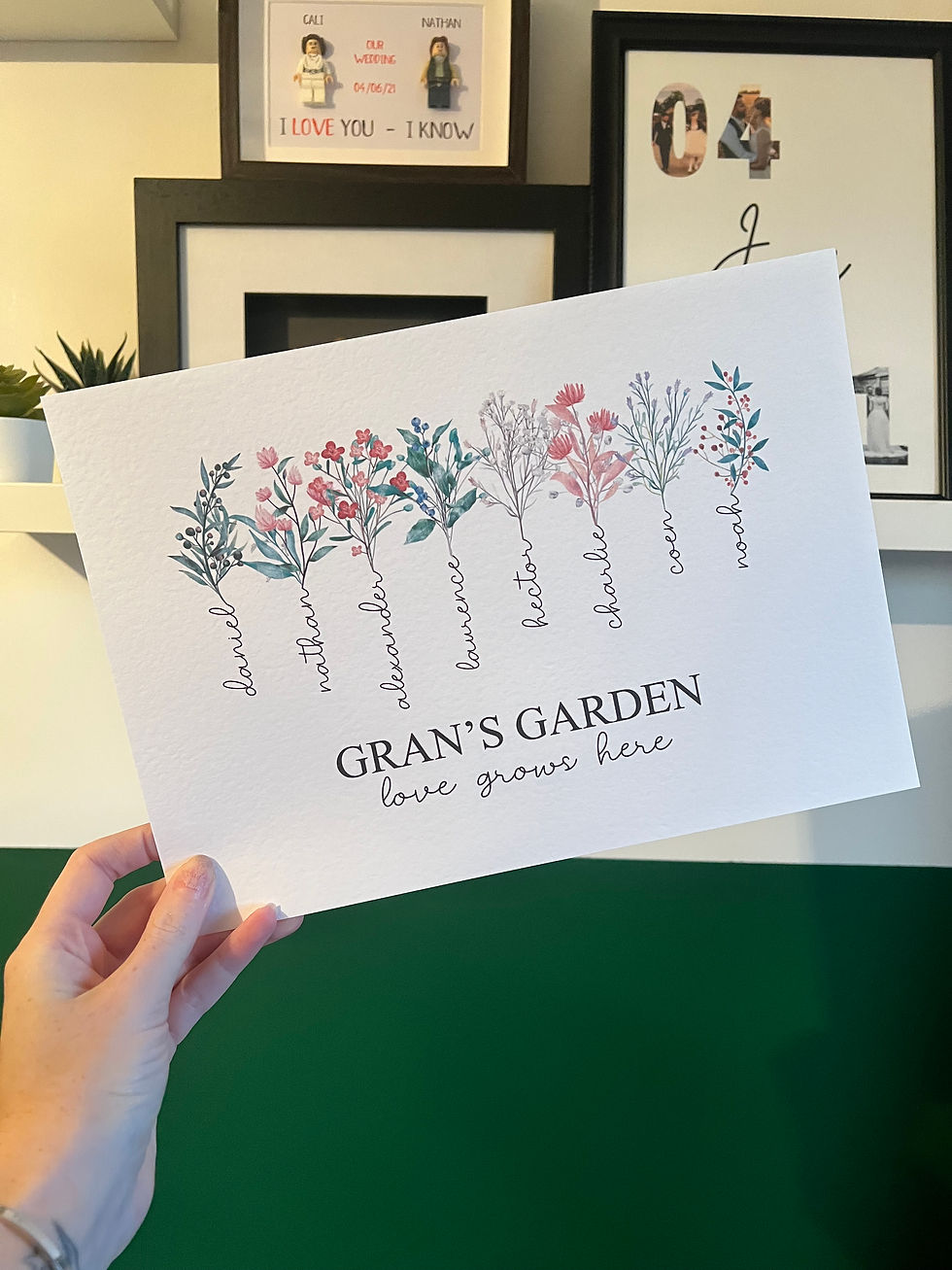 Thumbnail: A4 Family Garden Print