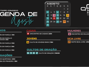 Programação de Agosto