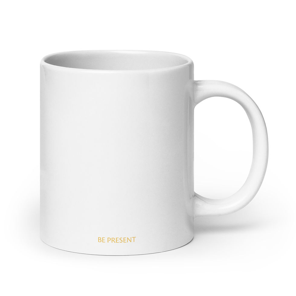 Thumbnail: PHONE DOWN COFFEE UP - Presence First - Ceramic Mug - White