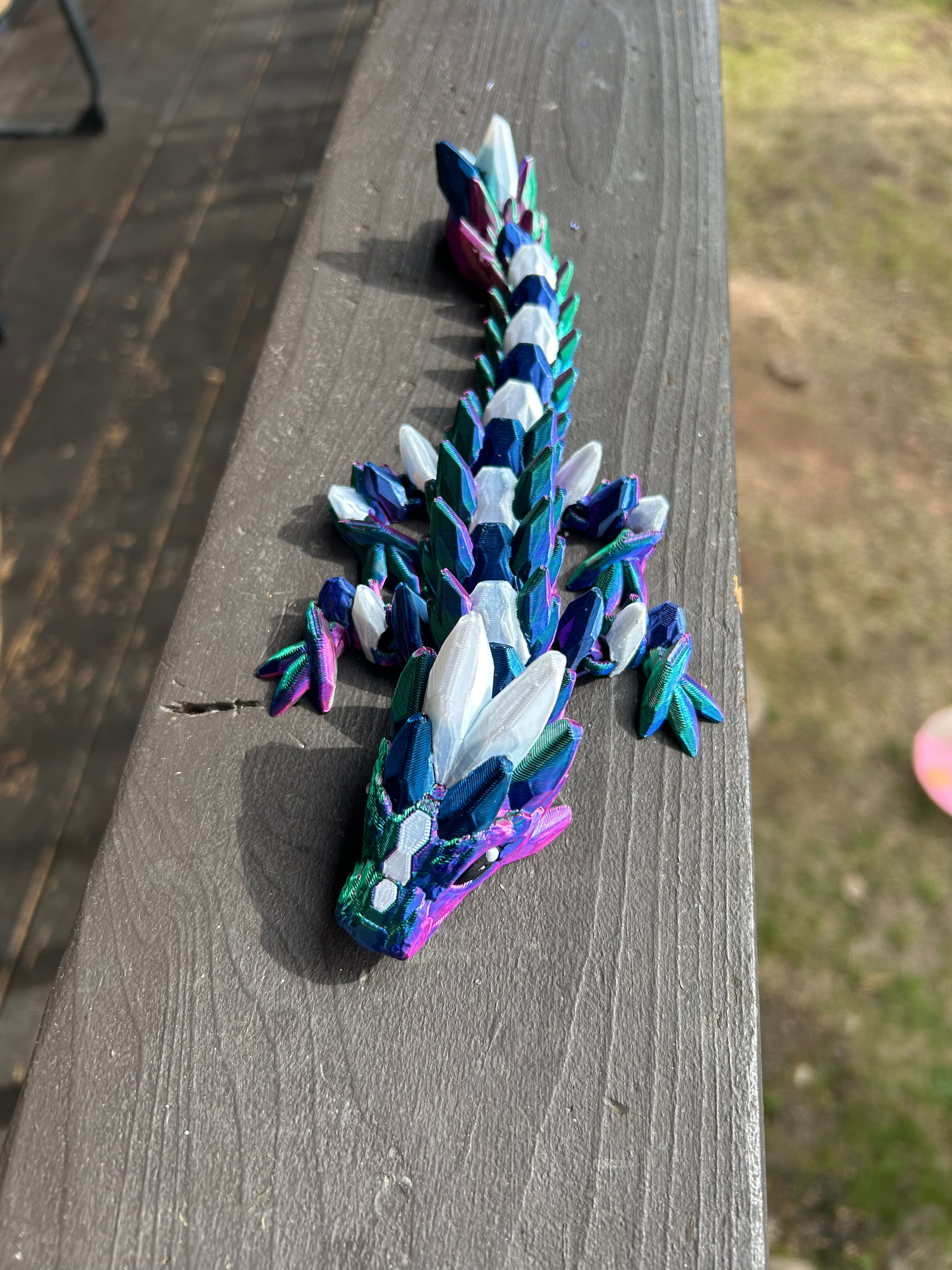 Blue Baby Gemstone Dragon